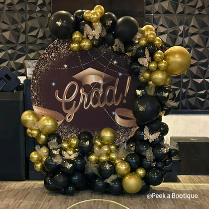 Party & Hoop Balloon Circle Loop Flower Arch Photo Booth Backdrop Stand Round Backdrop-ubackdrop