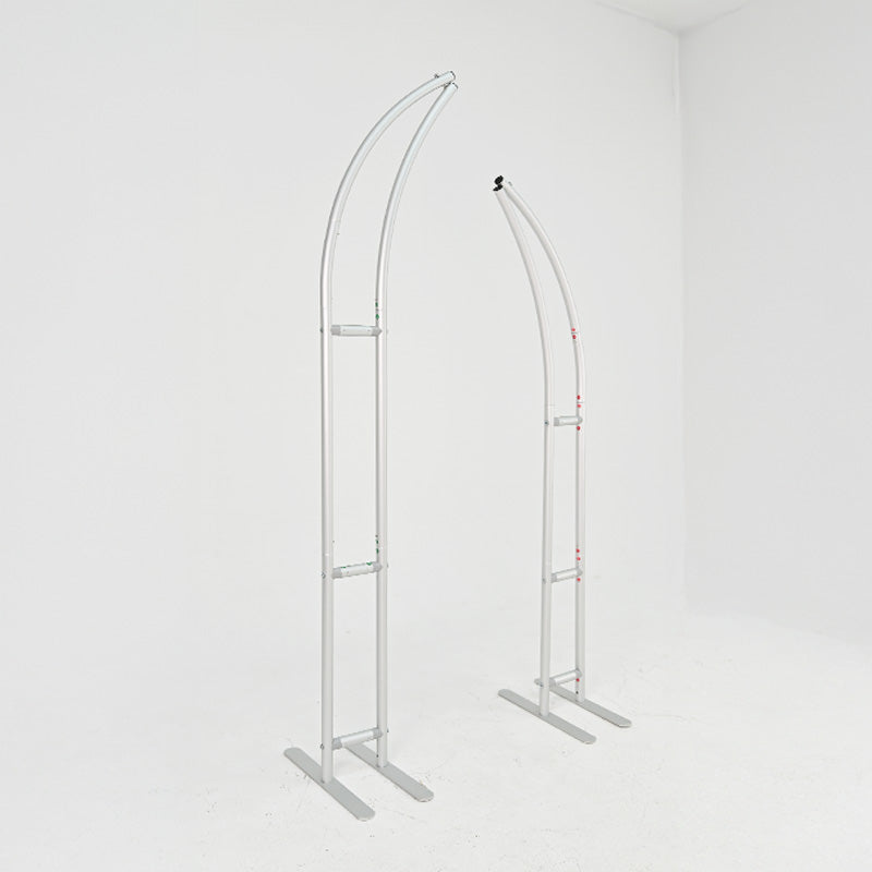 6+7FT Horn-Shape Flower Wall Backdrop Stand for Wedding and Event Decoration-ubackdrop