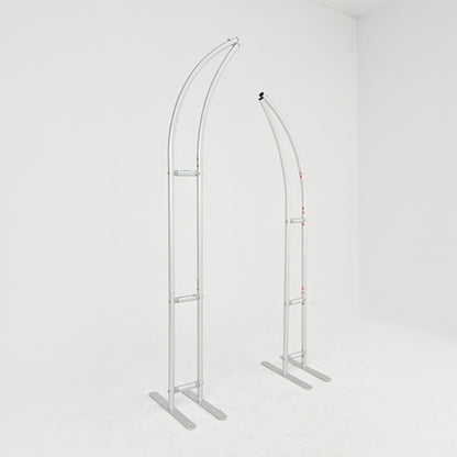 6+7FT Horn-Shape Flower Wall Backdrop Stand for Wedding and Event Decoration-ubackdrop