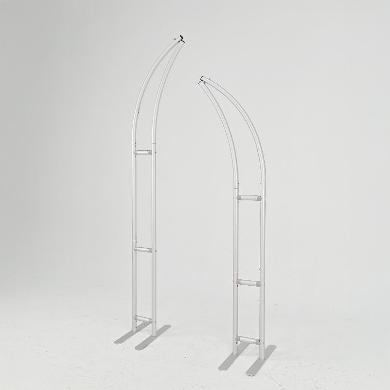 6+7FT Horn-Shape Flower Wall Backdrop Stand for Wedding and Event Decoration-ubackdrop