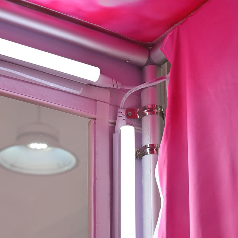 6.5x7.5ft Hot Pink Photo Booth Party Photo Box