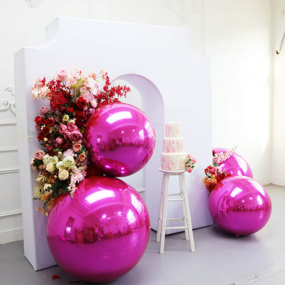 6.5x7.2ft Black Arc de Triomphe Party Backdrop Stand-ubackdrop