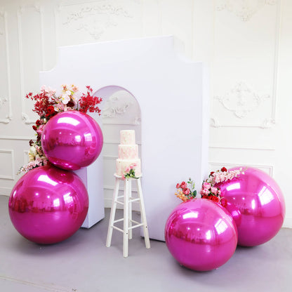 6.5x7.2ft Black Arc de Triomphe Party Backdrop Stand-ubackdrop