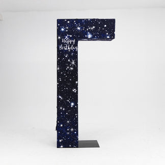3.7x8.2ft Inverted L-Shaped Stand with Heavy-Duty Base Plate for Events ...