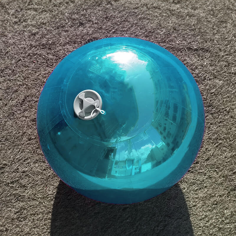 Light Blue Inflatable Mirror Ball Reusable Big Bubble Balloon-ubackdrop
