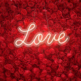 Love LED Neon Sign Reusable Party Decoration Backdrop