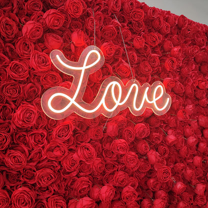 Love LED Neon Sign Resuable Party Decoration Backdrop-ubackdrop