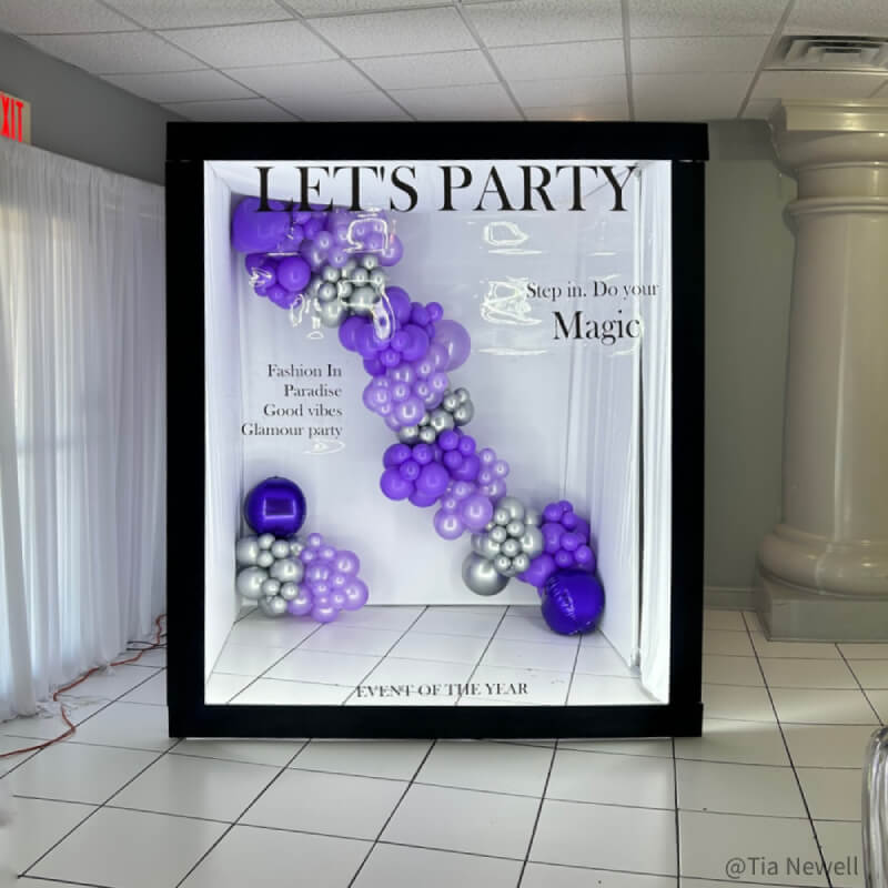 6.5x7.5ft Magazine Photo Booth Party Photo Box