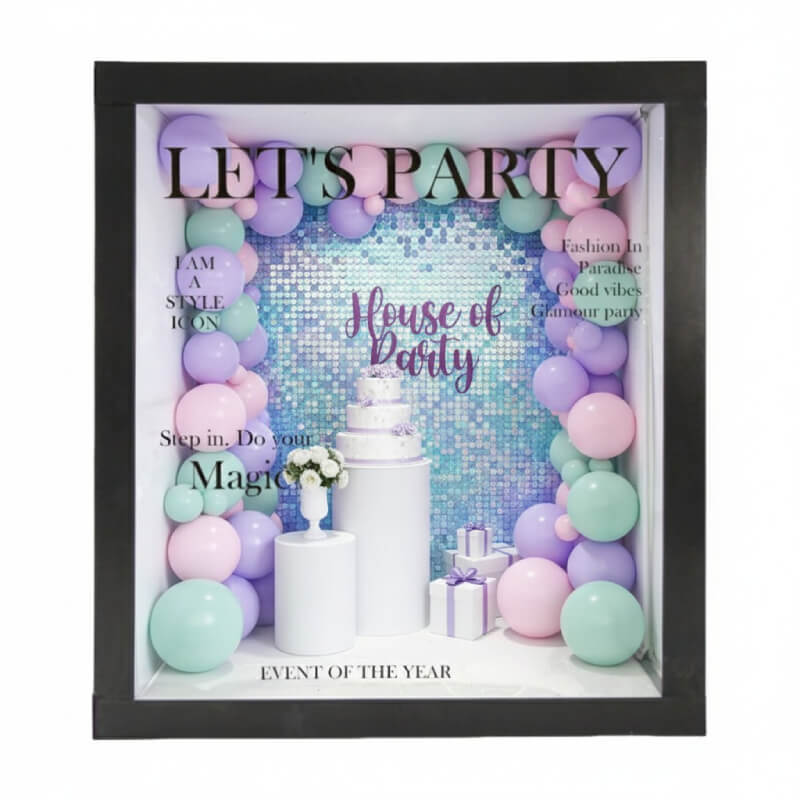 6.5x7.5ft Magazine Photo Booth Party Photo Box-ubackdrop