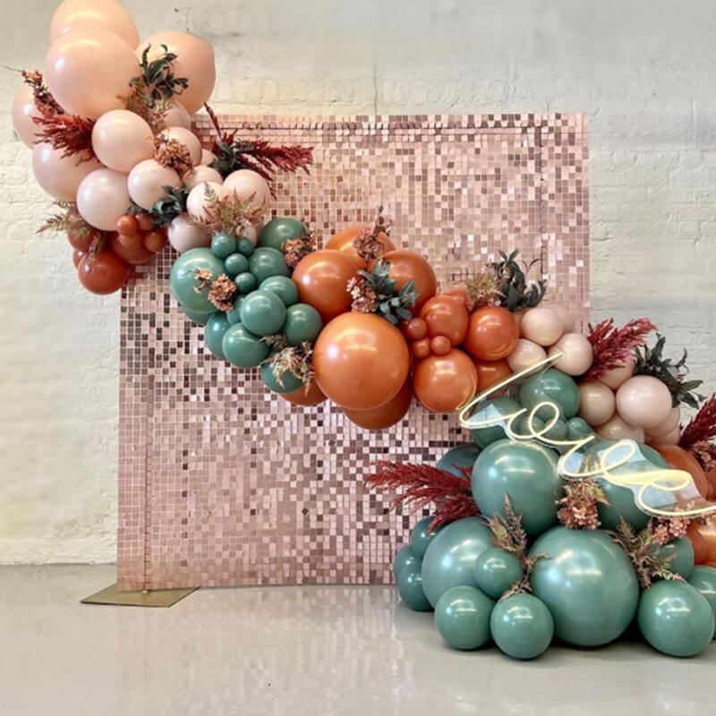 Matte Pink Shimmer Wall Panels, Easy Setup Party Decorations-ubackdrop