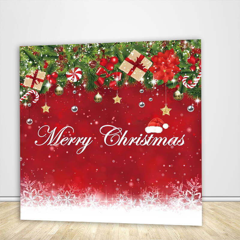 Mini Backdraft Design Merry Christmas Party Backdrop Decoration – ubackdrop