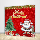 Merry Christmas Cartoon Party Backdrop