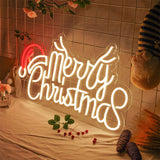 Merry Christmas LED Neon Sign Signage Mall Atmosphere Decorative Lights