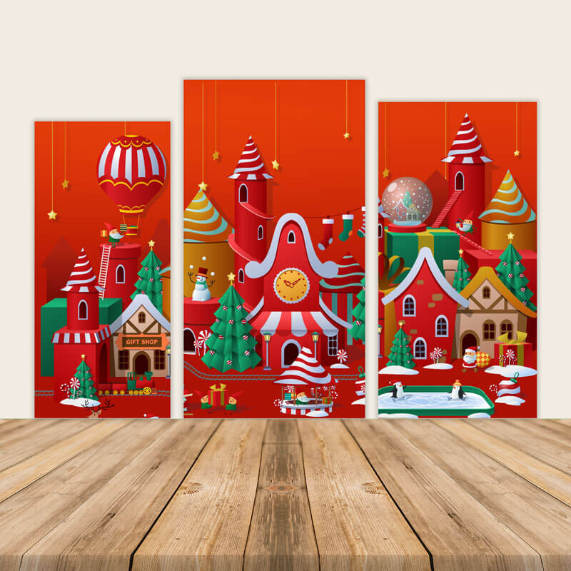 Merry Christmas Party Decoration Covers-ubackdrop