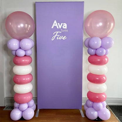3x7ft Party Backdrop Stand Party Decor Baby Shower Birthday Rectangular Wall Stand-ubackdrop