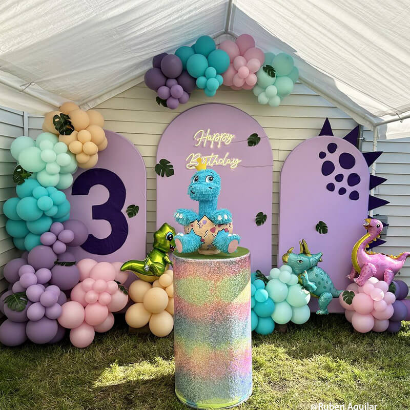 Chiara Backdrop Wall Set, Arched Wall Set Birthday&Baby Shower&Wedding Party Decoration-ubackdrop