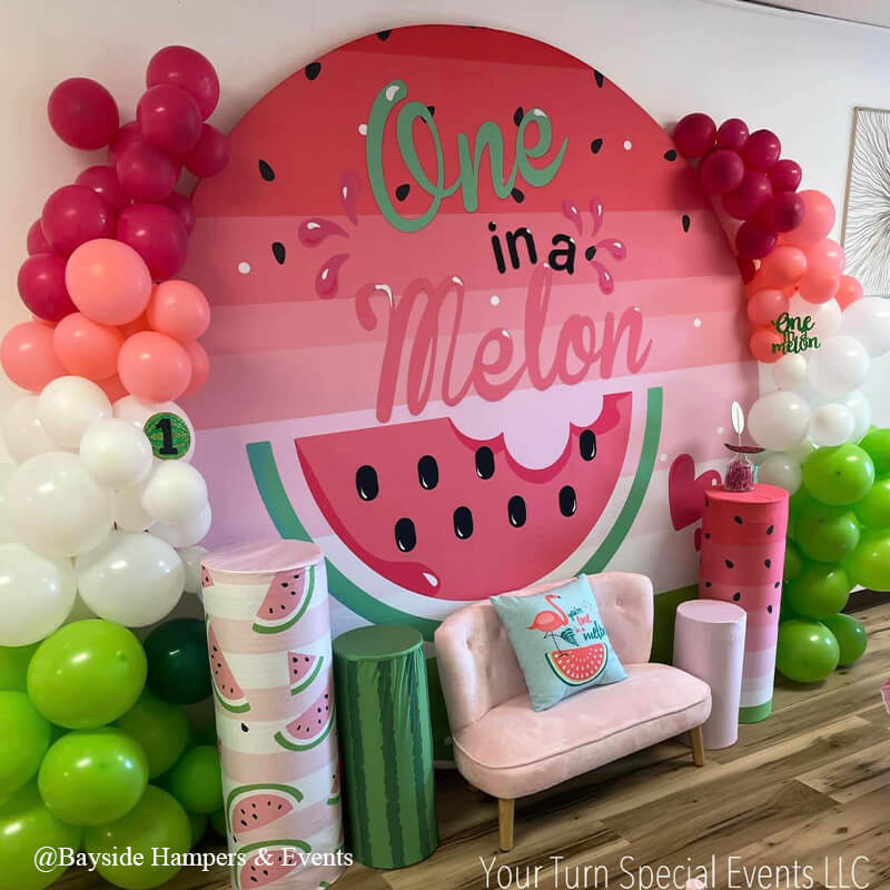 Party & Hoop Balloon Circle Loop Flower Arch Photo Booth Backdrop Stand Round Backdrop-ubackdrop