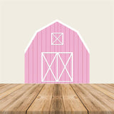 Pink Barn Door Farm Theme Party Decoration for Kids Birthday Party