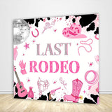 Pink Cowgirl Girls Happy Birthday Party Backdrop Cover