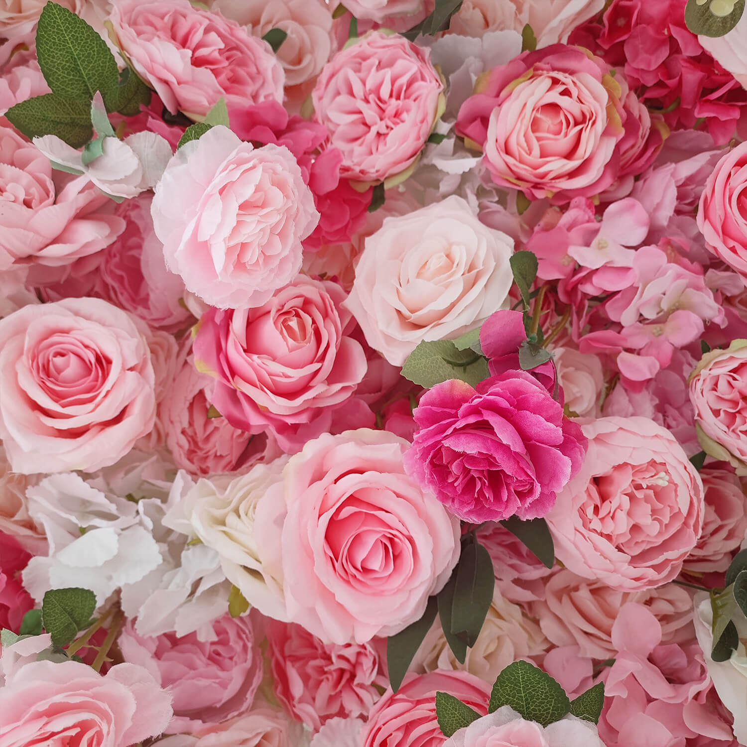 Pink Rose Flower Wall Backdrop for Birthday&Baby Shower Party Decorations-ubackdrop