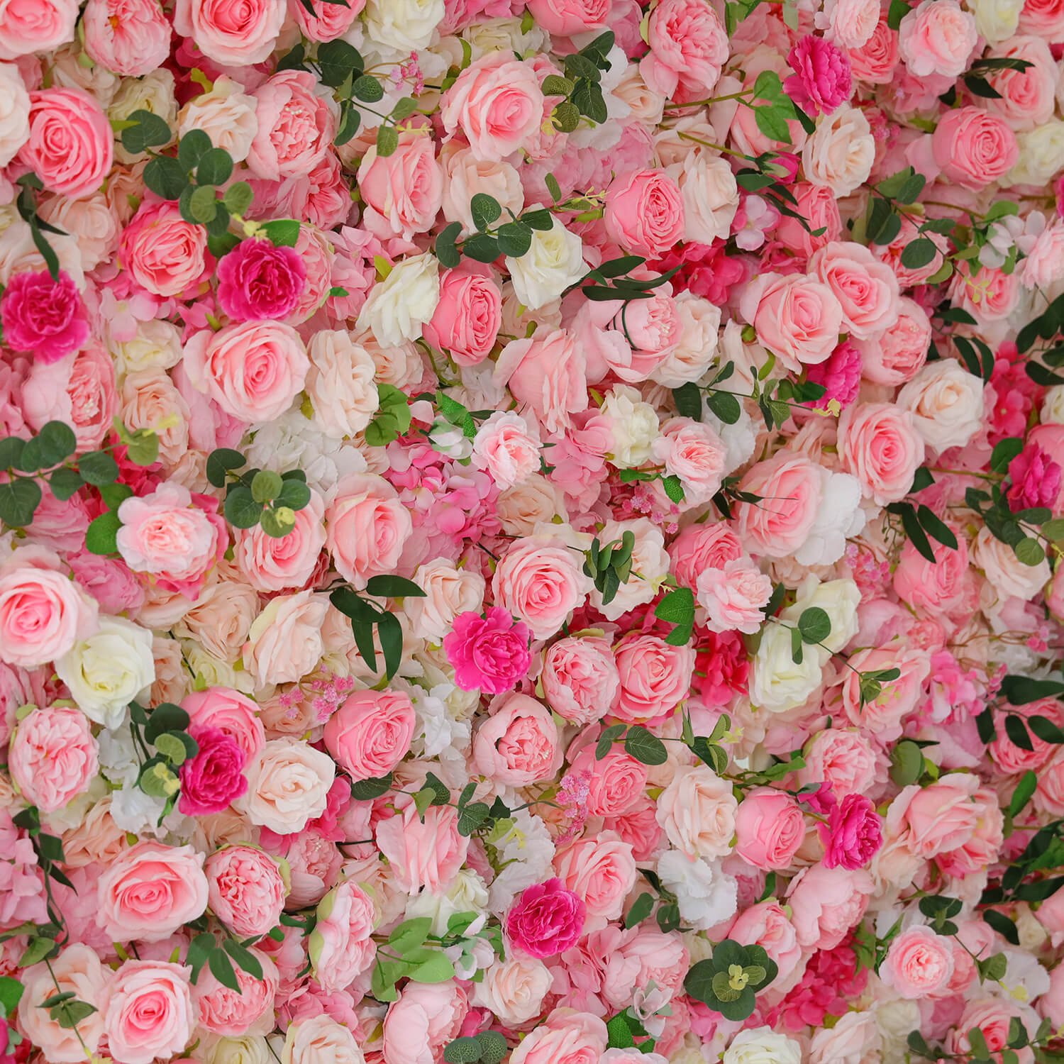 Pink Rose Flower Wall Backdrop for Birthday&Baby Shower Party Decorations-ubackdrop