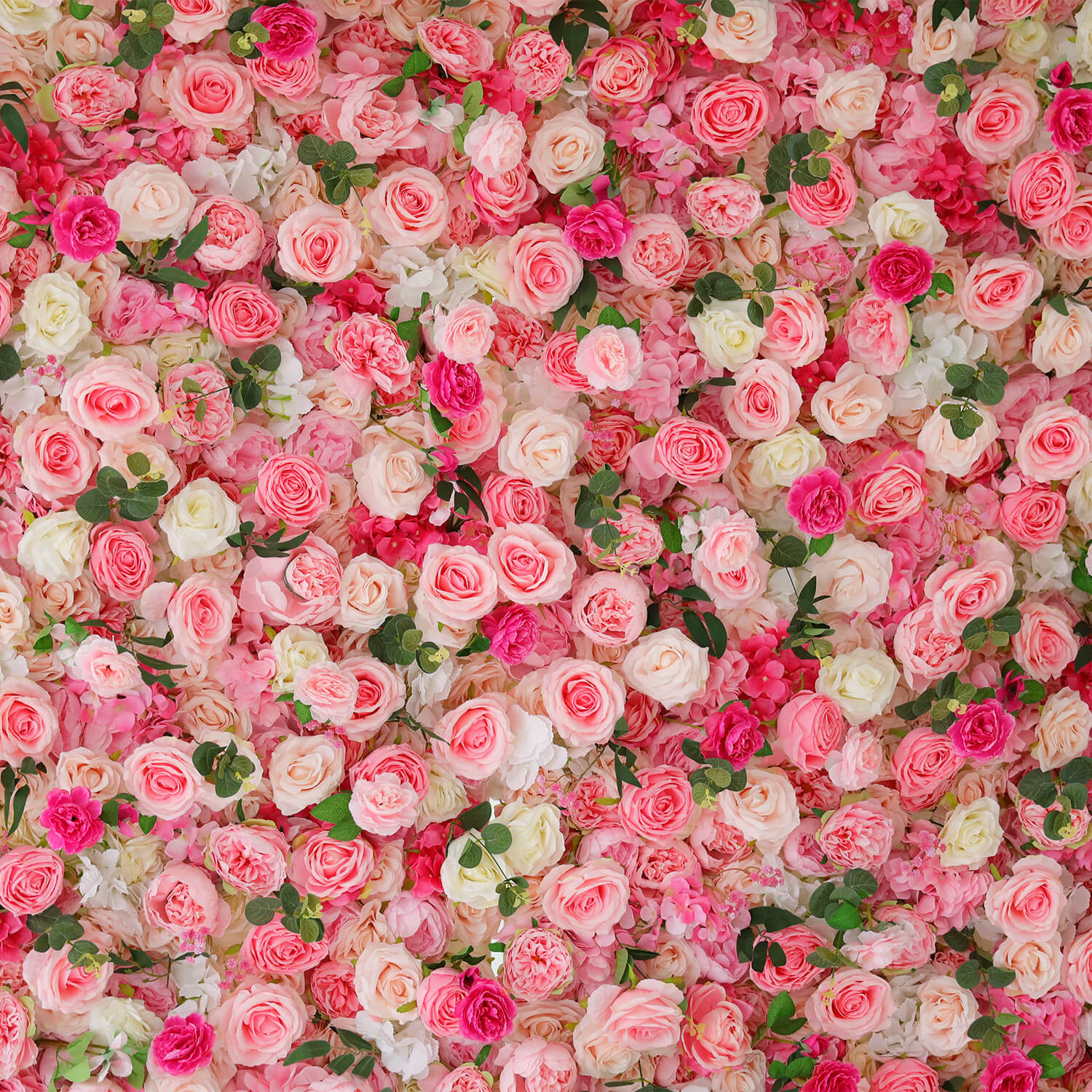 Pink Rose Flower Wall Backdrop for Birthday&Baby Shower Party Decorations-ubackdrop
