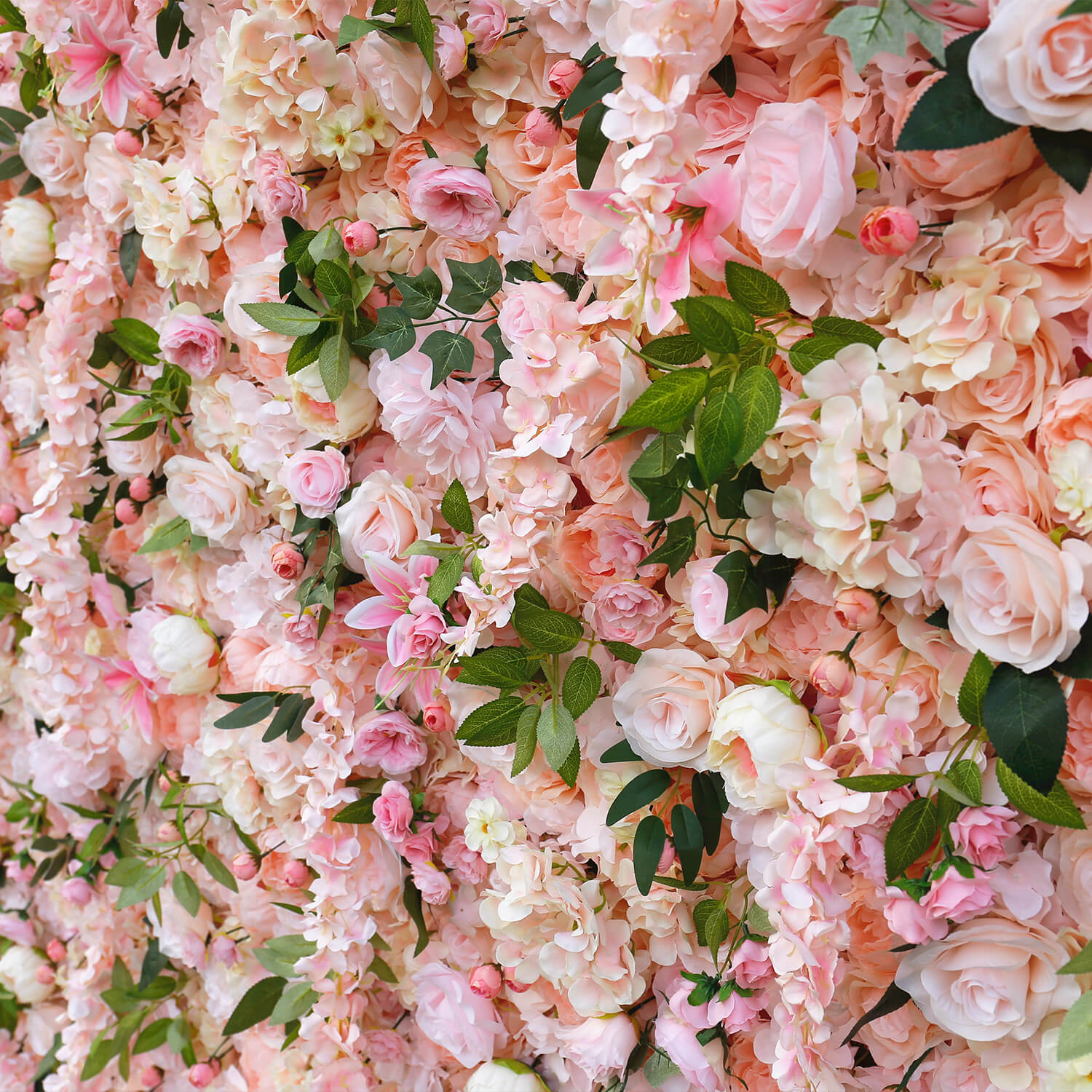 Pink Roses Flower Wall Backdrop for Wedding&Birthday&Baby Shower Party Decoration-ubackdrop