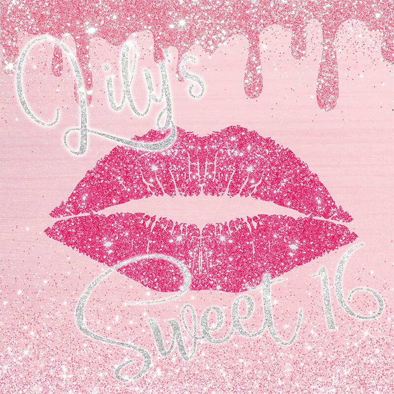 Sweet 16 Backdrops —Name&Colour&Font& Lowest Price-One to One Service ...
