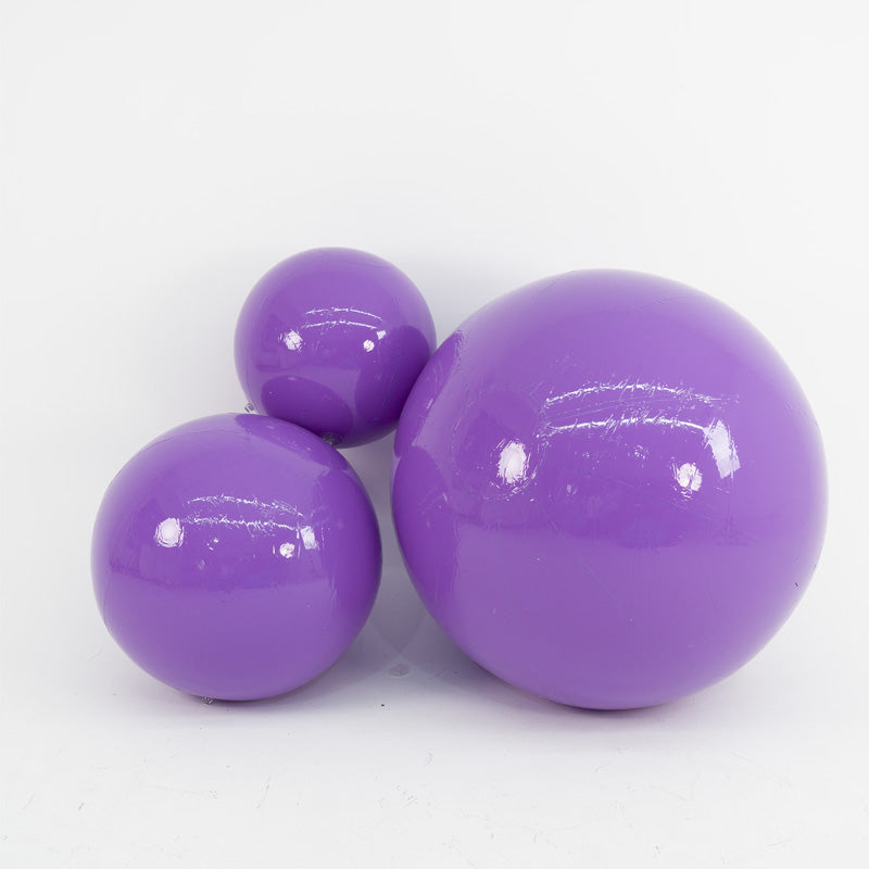 Purple Big Matte Inflatable Balls – Reusable Party & Event Decor