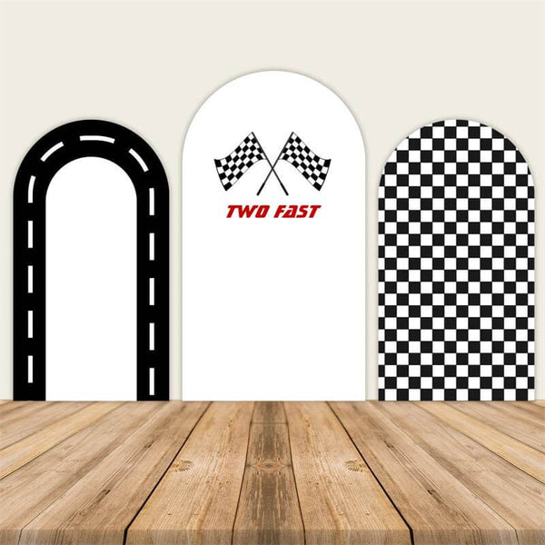 Racing Theme Arch Backdrop for Birthday Party – ubackdrop