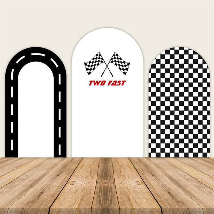 Racing Theme Arch Backdrop for Birthday Party – ubackdrop