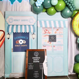 Rectangular Backdrop Wall Set, Birthday&Baby Shower&Wedding Party Deco ...