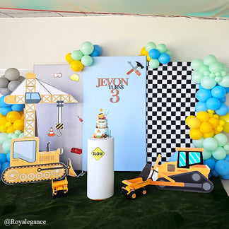 Rectangular Backdrop Wall Set, Birthday&Baby Shower&Wedding Party Deco ...