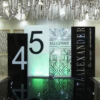 Rectangular Backdrop Wall Set, Birthday&Baby Shower&Wedding Party Decoration-ubackdrop