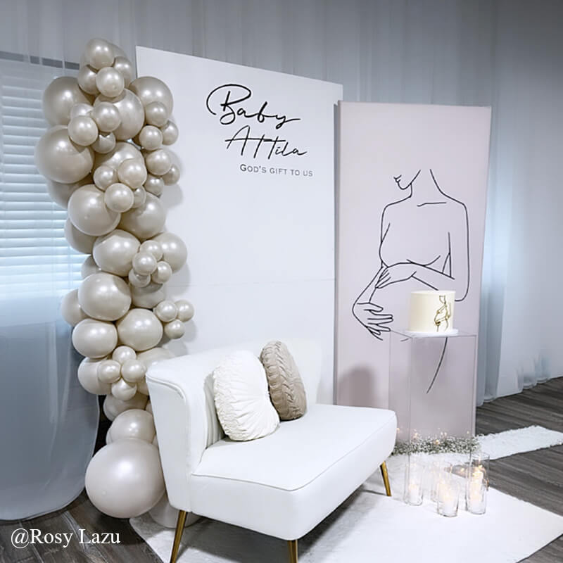 Rectangular Backdrop Wall Set, Birthday&Baby Shower&Wedding Party Decoration-ubackdrop