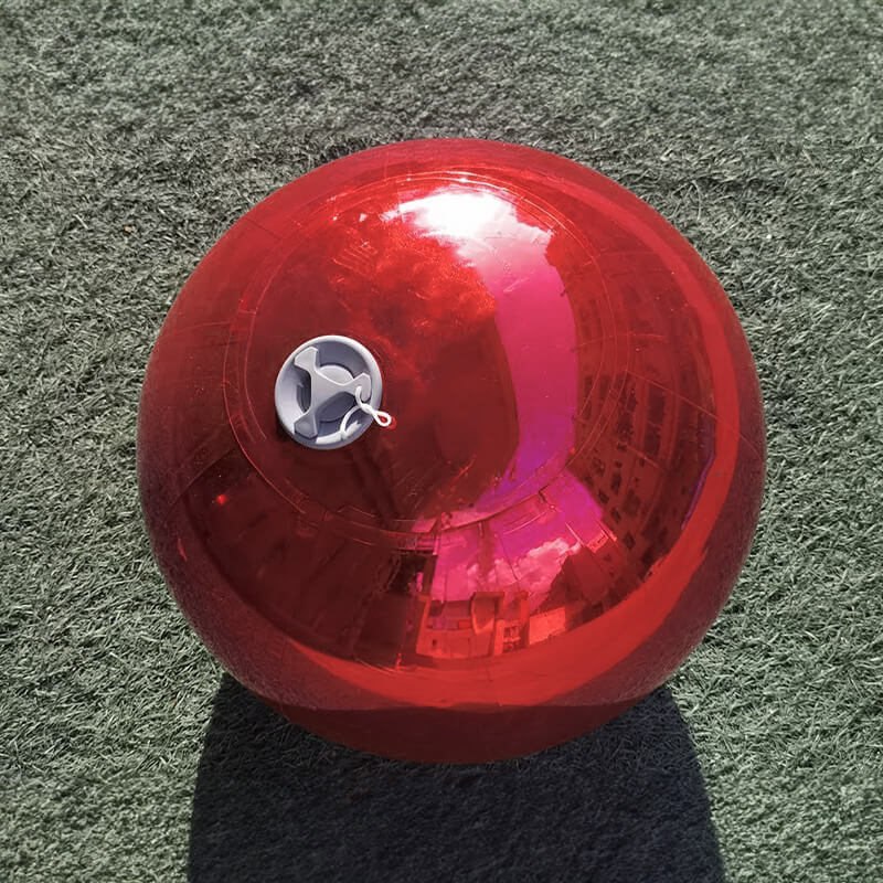 Red Inflatable Mirror Ball Reusable Big Bubble Balloon-ubackdrop
