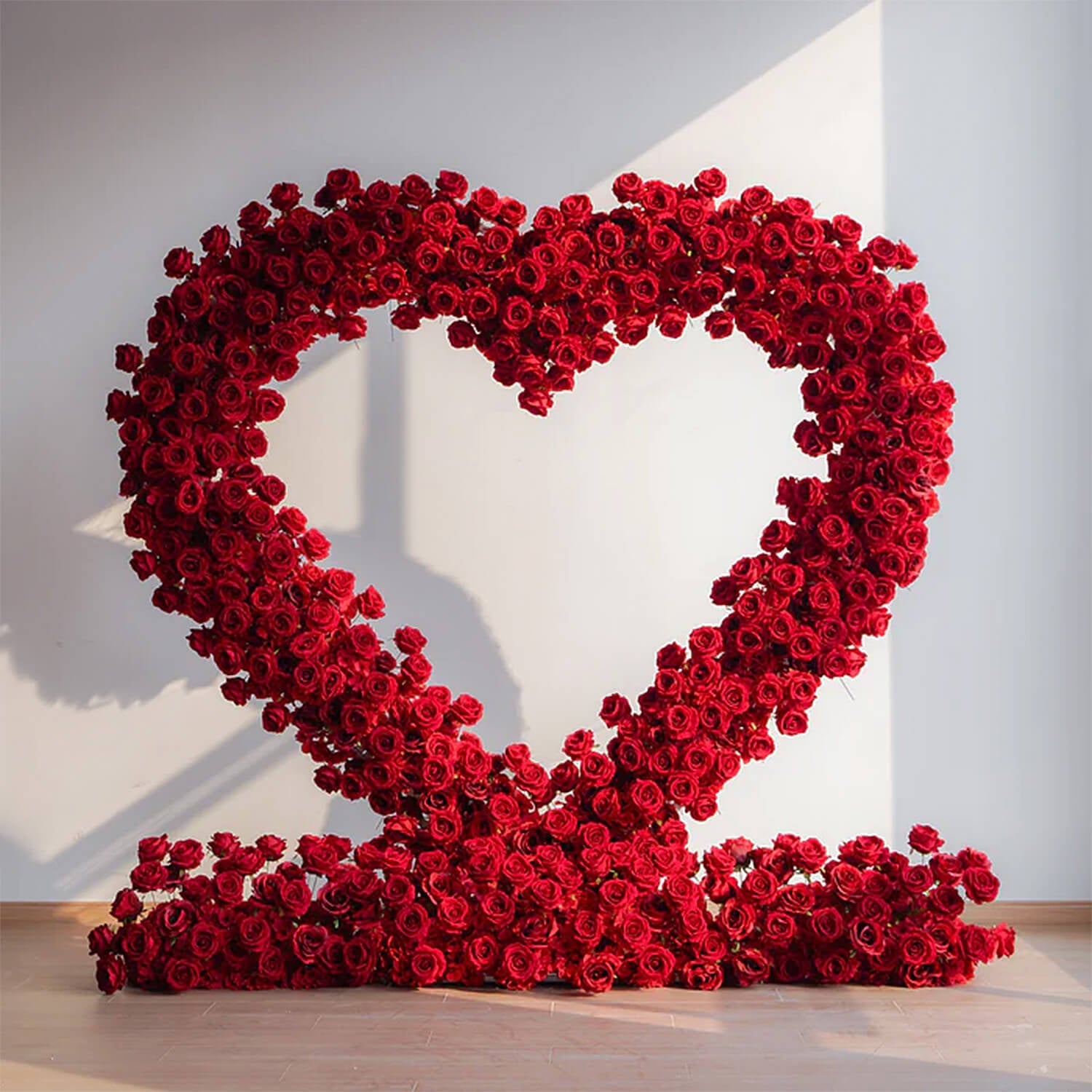 Red Rose Hanging Flower Runner Wedding Backdrop Decor – ubackdrop