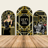 Roaring Gatsby Themed Bridal Shower Backdrop