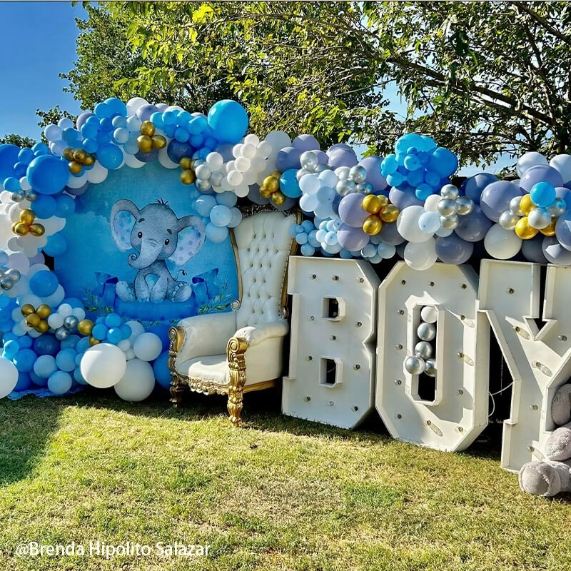 Party & Hoop Balloon Circle Loop Flower Arch Photo Booth Backdrop Stand Round Backdrop-ubackdrop