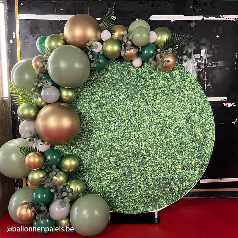 Party & Hoop Balloon Circle Loop Flower Arch Photo Booth Backdrop Stand Round Backdrop-ubackdrop