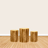 Safari Primitive Forest Wooden Pedestal Cover