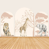 Safari Themed Birthday Party Backdrop Cover
