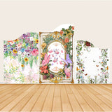 Secret Garden Butterfly Theme Birthday Party Backdrop