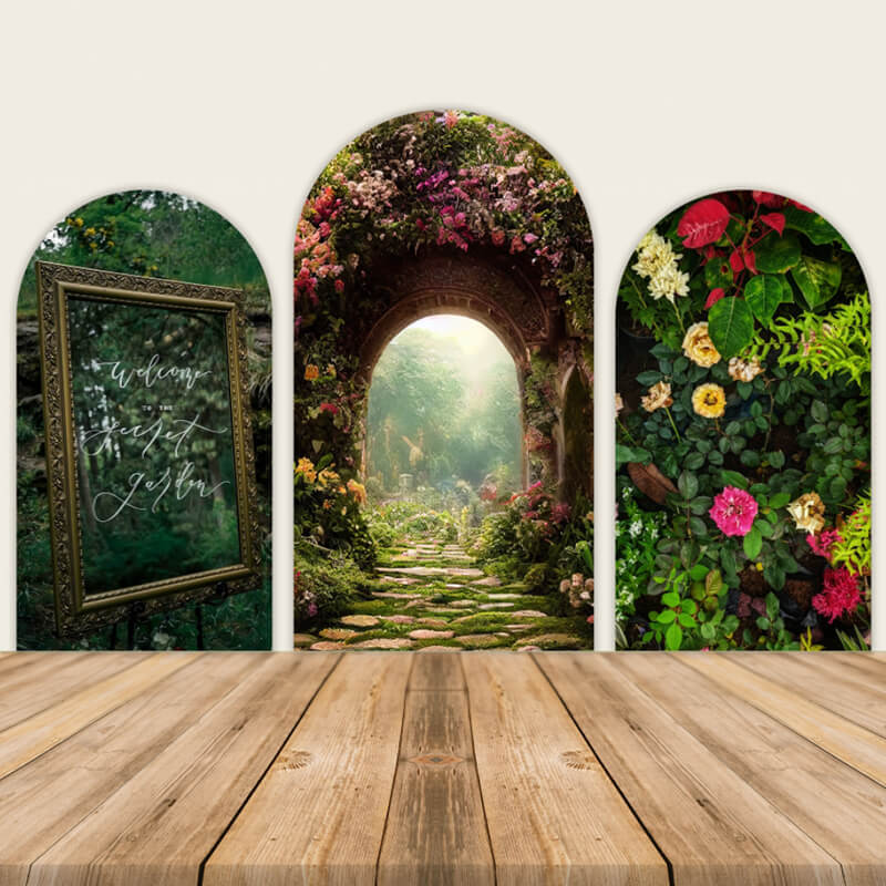 Secret Garden Theme Backdrop Decoration Cover-ubackdrop