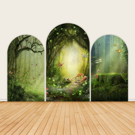 Secret Garden Theme Butterfly Backdrop Cover-ubackdrop