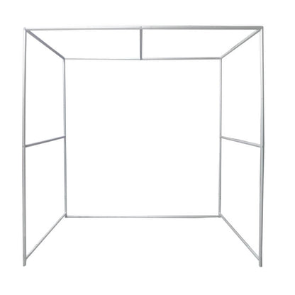 8x7.2ft Silver Reflection Photo Booth for Party & Events Photobox-ubackdrop