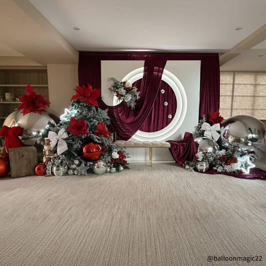 Silver Inflatable Mirror Ball Reusable Big Bubble Balloon-ubackdrop