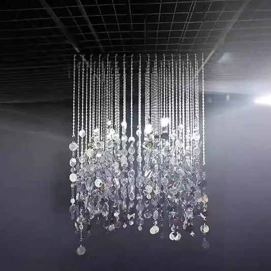 2.6x1ft Sequin Backdrop Curtain with Metal Stand Shimmer Wall Decoration