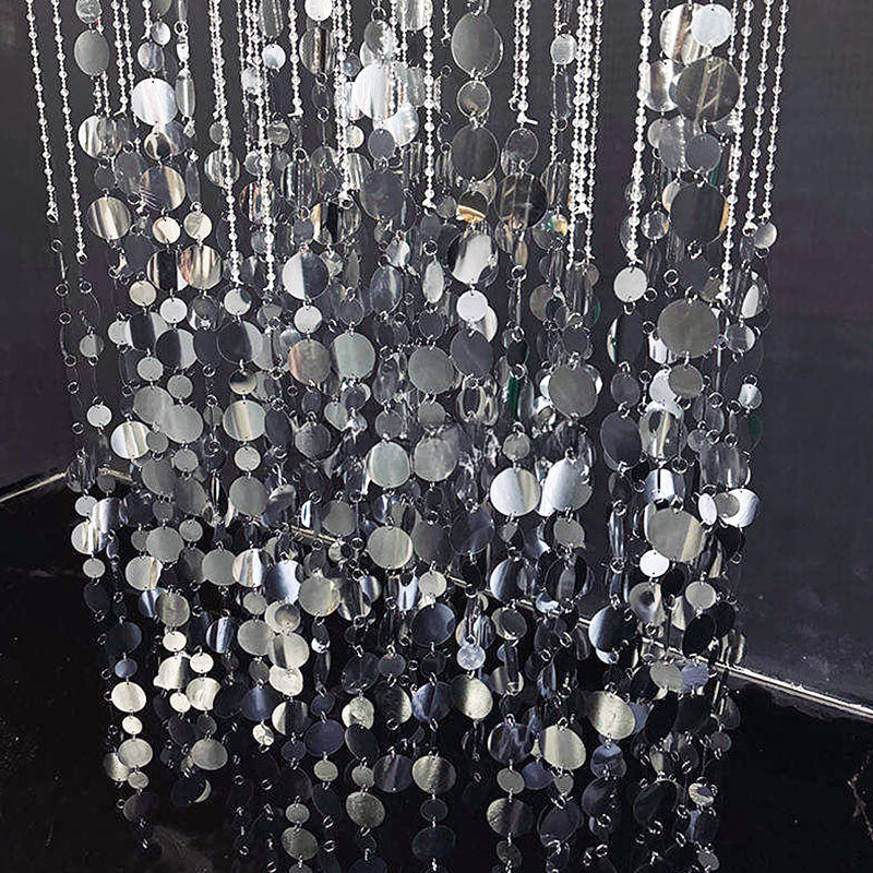 2.6x1ft Sequin Backdrop Curtain with Metal Stand Shimmer Wall Decoration-ubackdrop