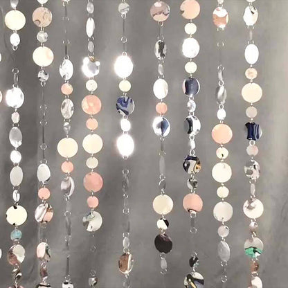 2.6x1ft Sequin Backdrop Curtain with Metal Stand Shimmer Wall Decoration-ubackdrop